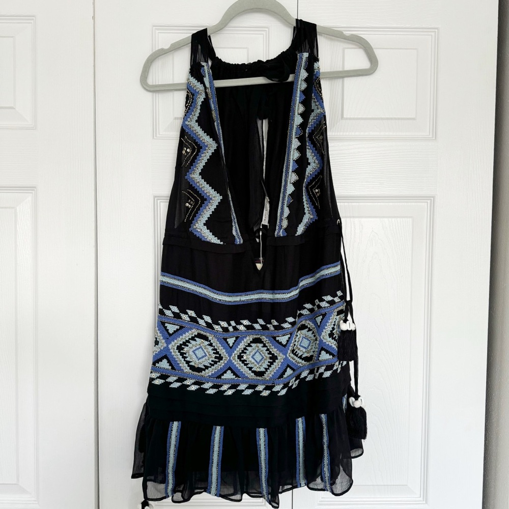 NWT Ramy Brook Beaded Cover Up Dress